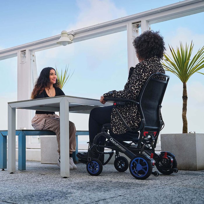 Product Image of Sunrise Medical Elektrorollstuhl Quickie Q50 R Carbon, ultraleichter Rollstuhl für Reisen, faltbar, schmal