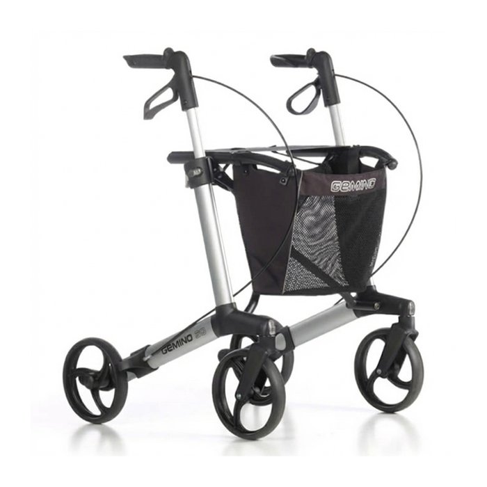 Product Image of Sunrise Medical Rollator Gemino 30, faltbarer Gehwagen für Senioren, Falt-Klick-System, Memory-Höhenverstellung