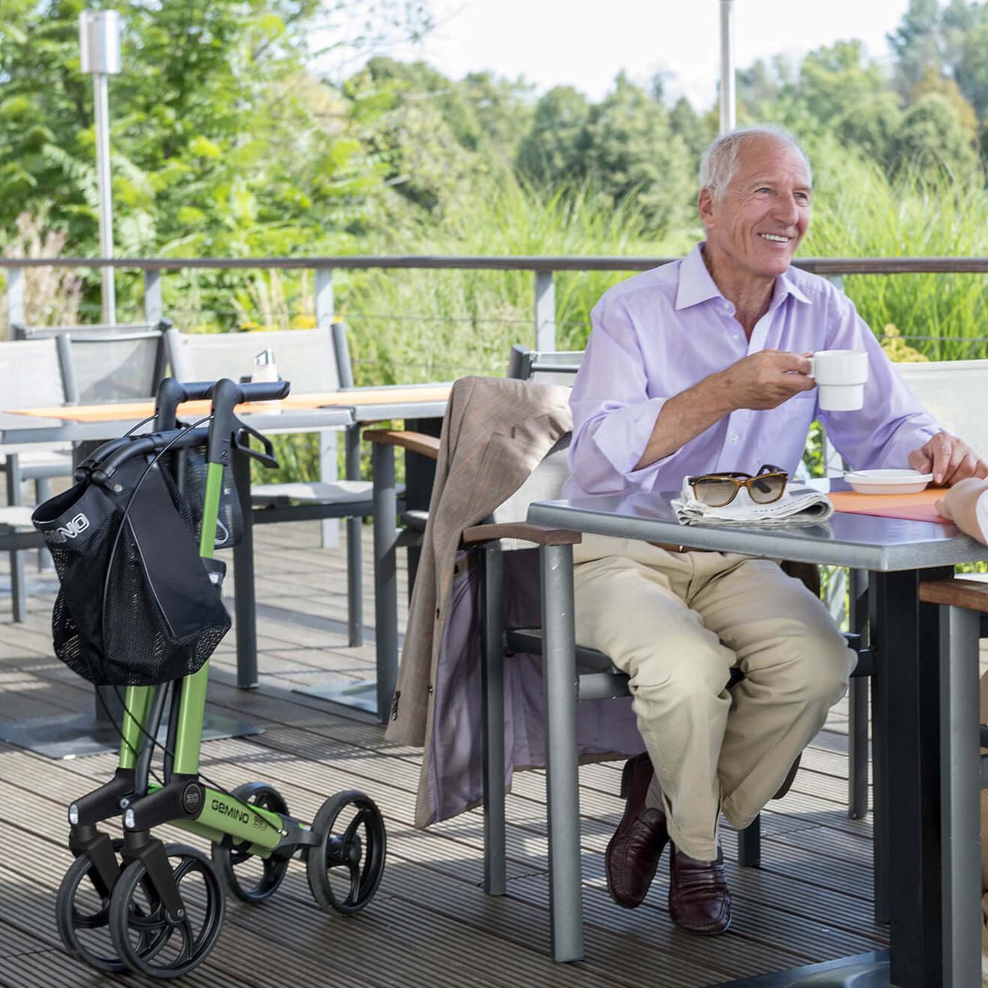 Gallery Image of Rollator Gemino 30 Preisgekrönt Falt Klick Memory Funktion