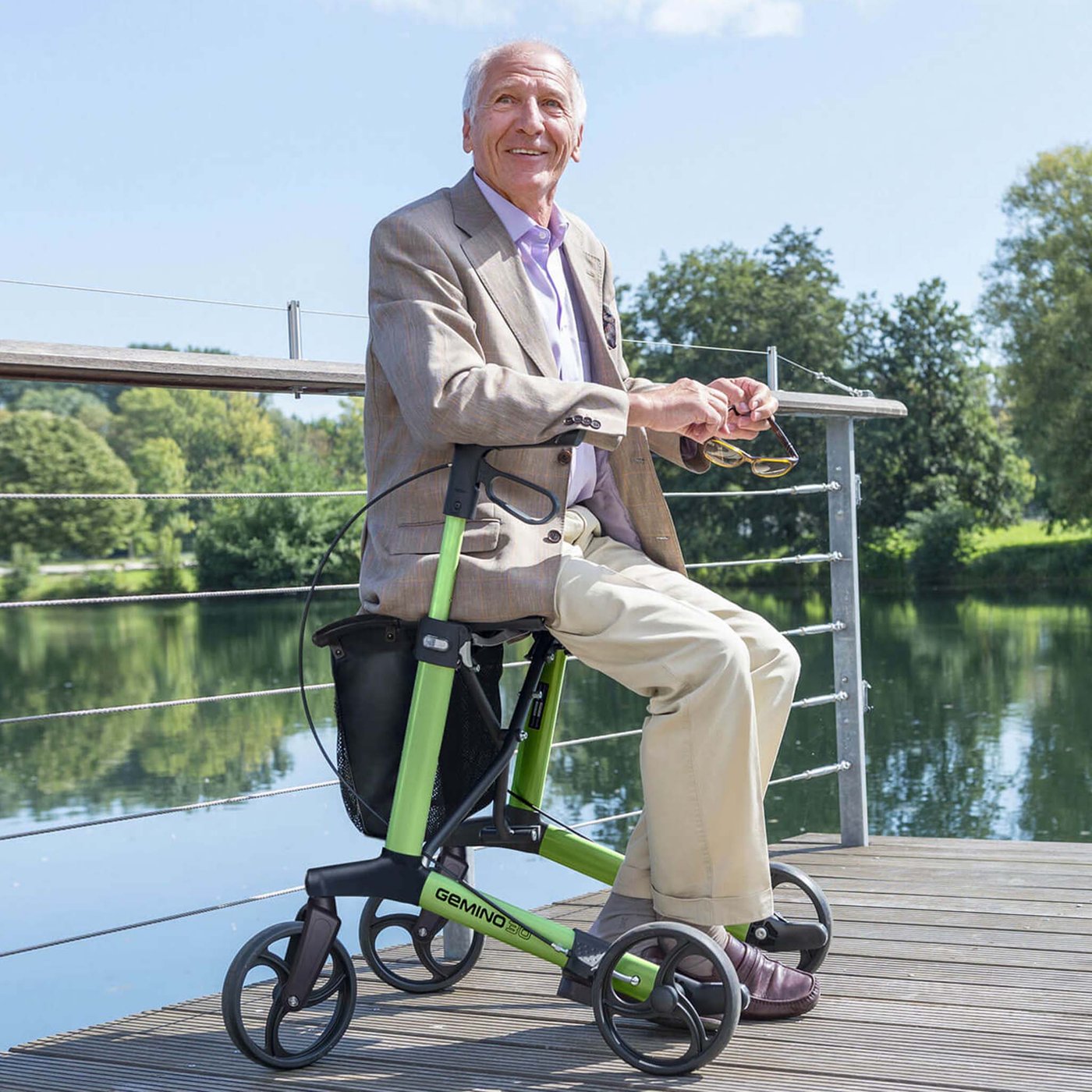 Gallery Image of Rollator Gemino 30 Preisgekrönt Falt Klick Memory Funktion