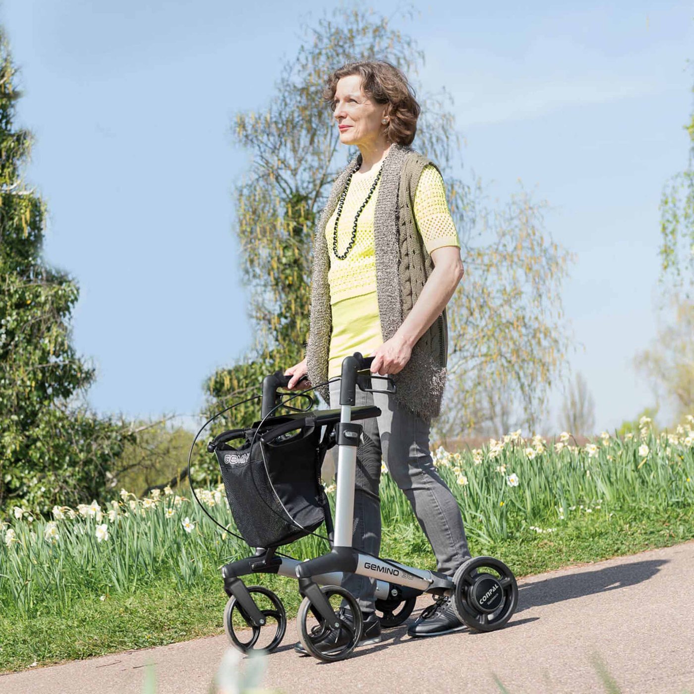 Gallery Image of Rollator GEMINO 30 SpeedControl Fliehkraftbremsen 3 Stufen