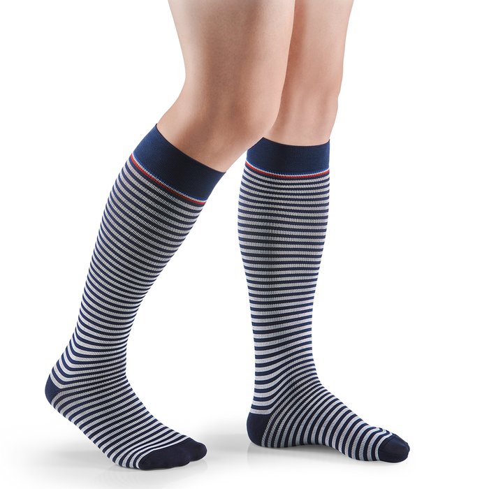 Gallery Image of Stützstrümpfe HIGHLIGHT MARINIERE for men