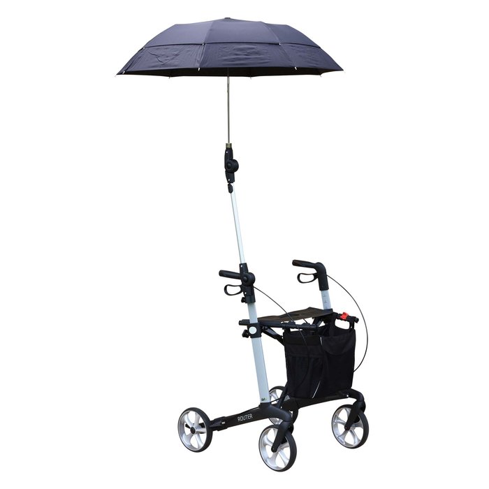 Product Image of Rehasense Rollator-Regenschirm für Athlon & Server, Schutz vor Regen und Sonne, flexibler Gelenkarm