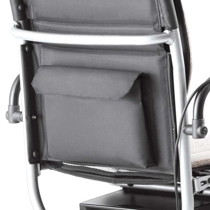 Product Image of UHC Elektrorollstuhl Hubby, faltbarer E-Rollstuhl 6 km-h, abnehmbarer Batteriekasten, silber-schwarz
