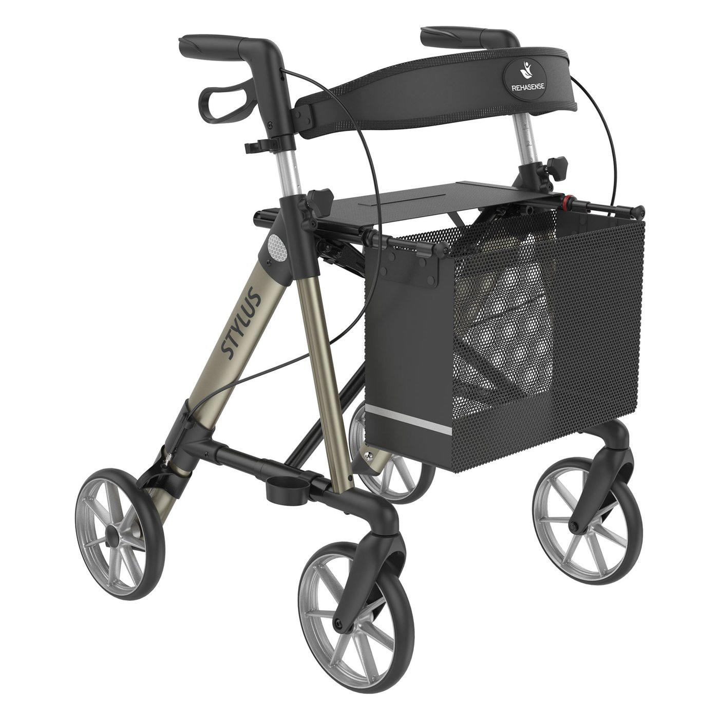 Gallery Image of Leichtgewicht-Rollator Stylus Aluminium faltbar höhenverstellbar