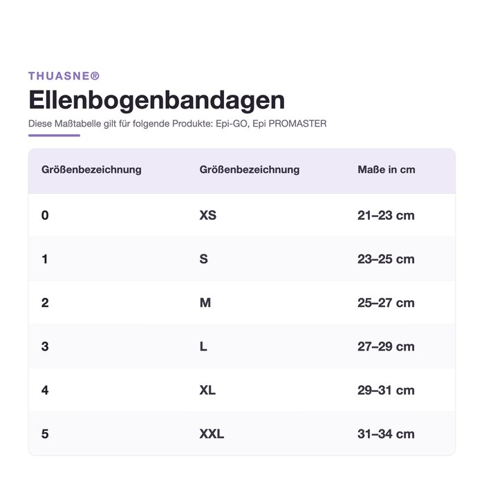 Product Image of Thuasne Ellenbogenbandage Epi GO, Epicondylitis-Bandage bei Tennisarm und Golferarm, 3D-Gestrick, Pelotte