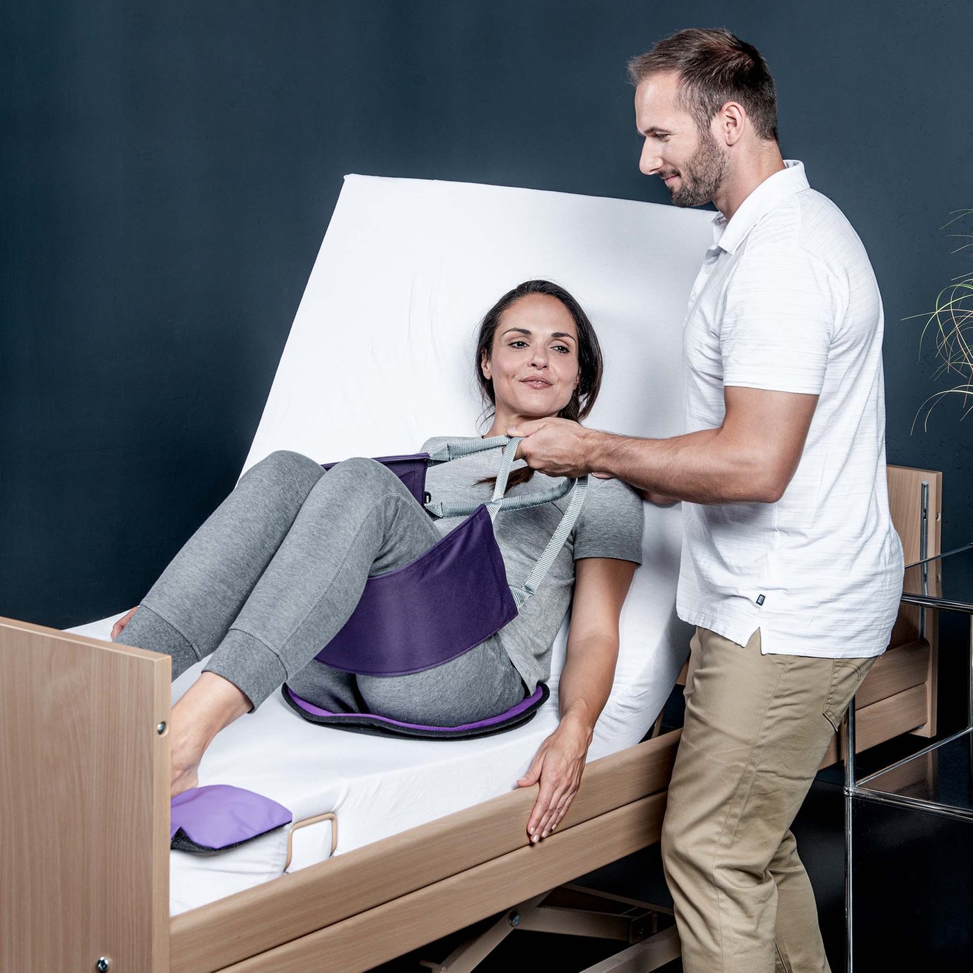 Gallery Image of Aufrichtehilfe PurpleTrans StandUp Haftstreifen Flexibel