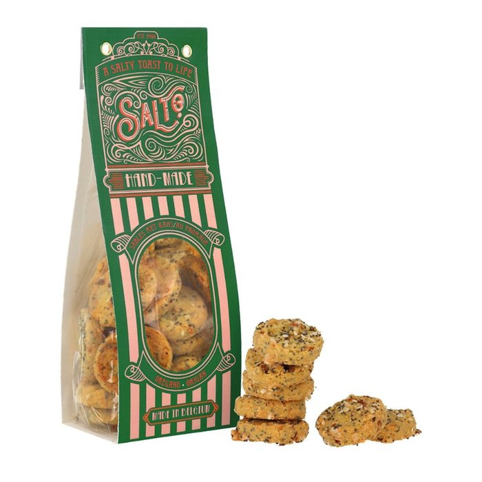 Salto | Crackers kaas en oregano | 90g