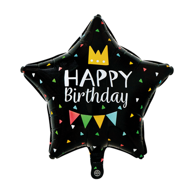 Ballon | Happy Birthday | Feestelijke ster 
