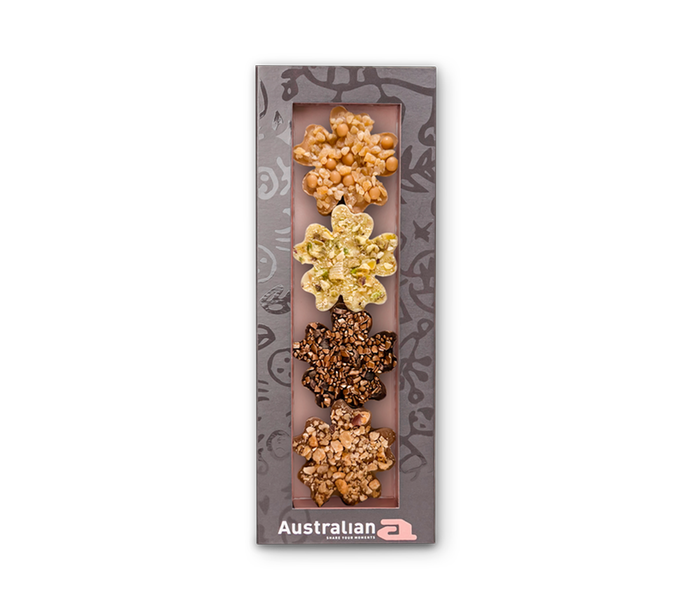 Australian | 4 Bloemen | Melk, Puur en Wit | 90g