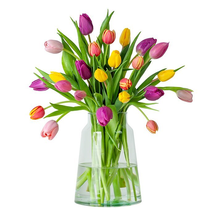 Boeket Tulpen Bloemen Greetz