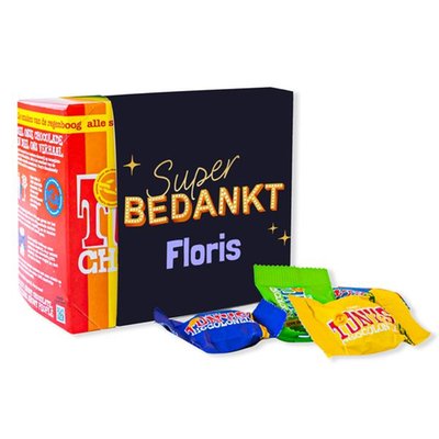 Tony's Chocolonely | Tiny Tony's | Bedankt met eigen naam | 200g
