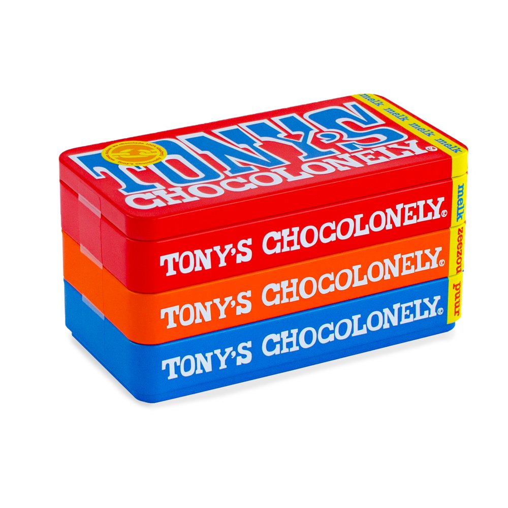 Tony's Chocolonely - Stapelblik - 3 repen - 540g