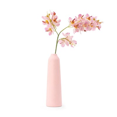 Zijden Orchidee Roze | Incl. vaas