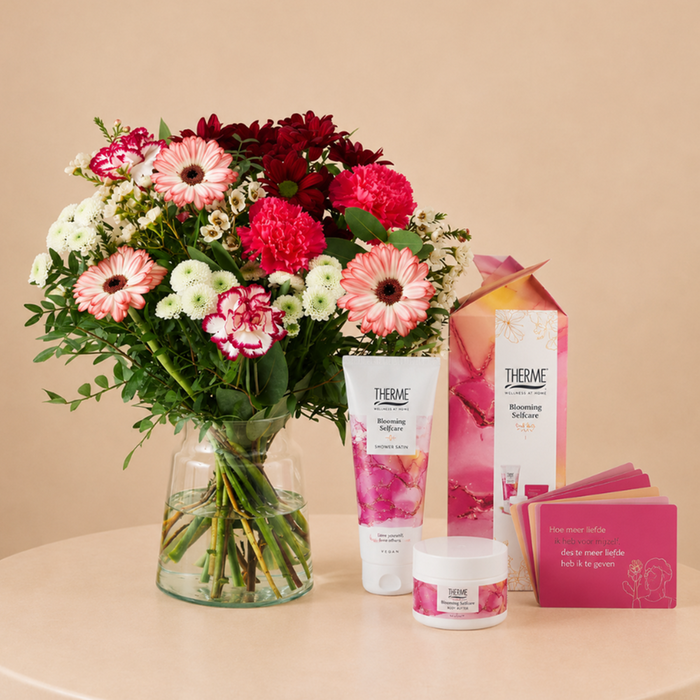 Boeket Gracieus & Therme Blooming Selfcare