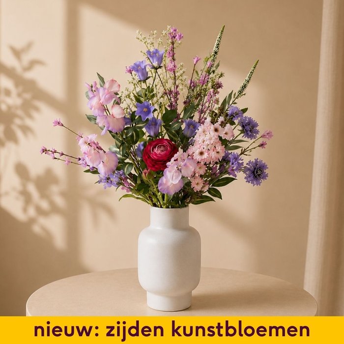 Zijden kunstbloemen | Boeket Kleurenpracht