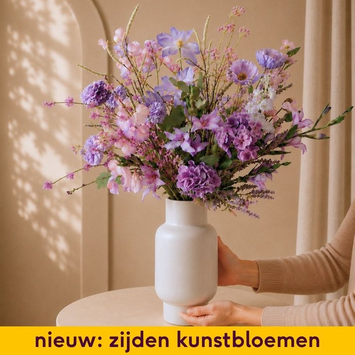 XL Zijden kunstbloemen Boeket Florence
