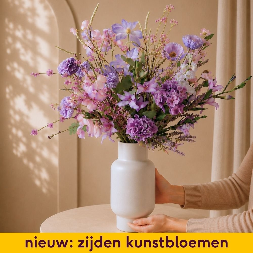 XL Zijden kunstbloemen Boeket Florence Greetz