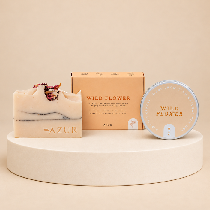 AZUR | Zeep & Geurkaars | Wild Flower