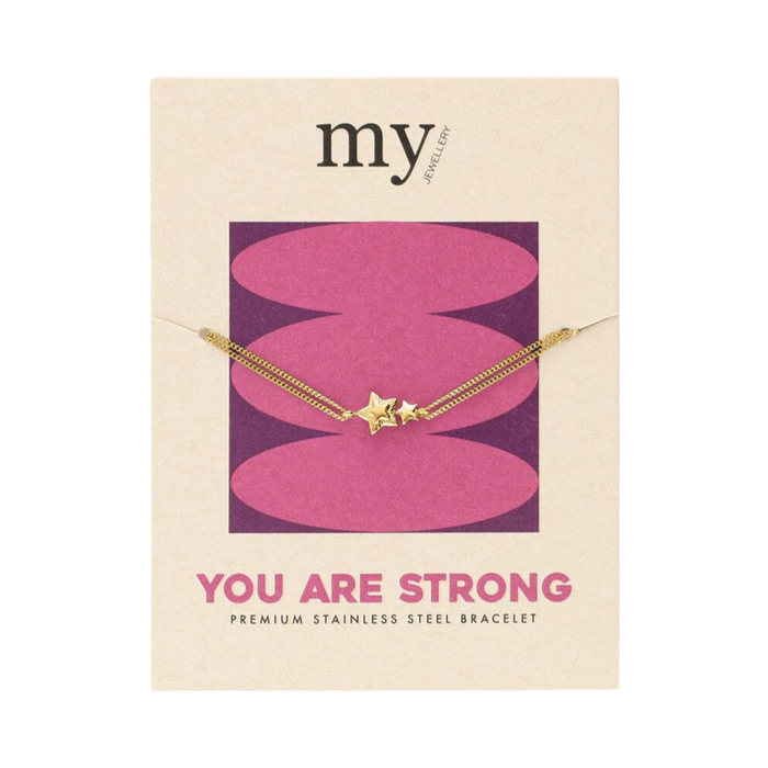 My Jewellery | Armband goud | You are Strong