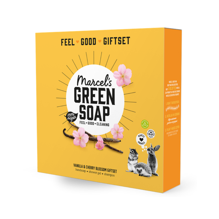 Marcel's Green Soap | Giftset Vanille & Kersenbloesem