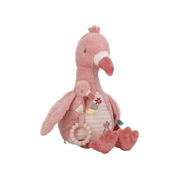 Little Dutch | Activiteitenknuffel | Flamingo | Safari Friends