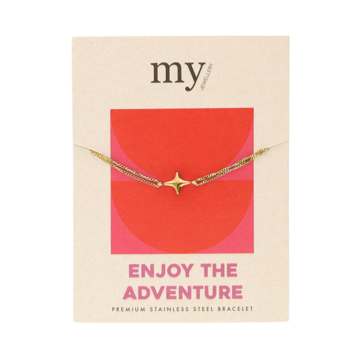My Jewellery | Armband goud | Enjoy the Adventure