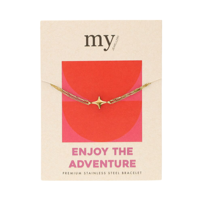 My Jewellery | Armband goud | Enjoy the Adventure