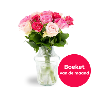 Boeket Rozen | Pretty Pink