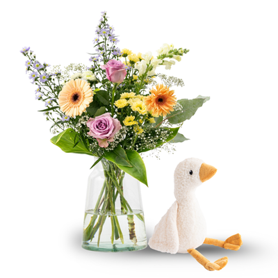 Boeket Pastel | Little Dutch - Gans knuffel