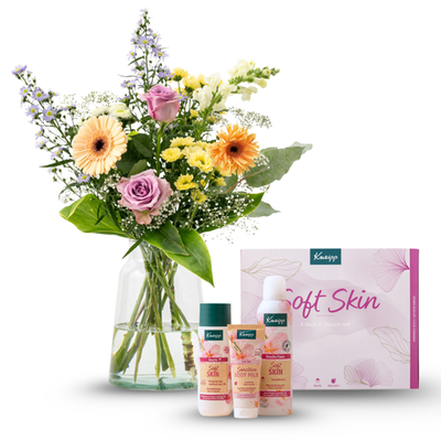 Boeket Vreugde | Kneipp cadeaupakket Soft Skin