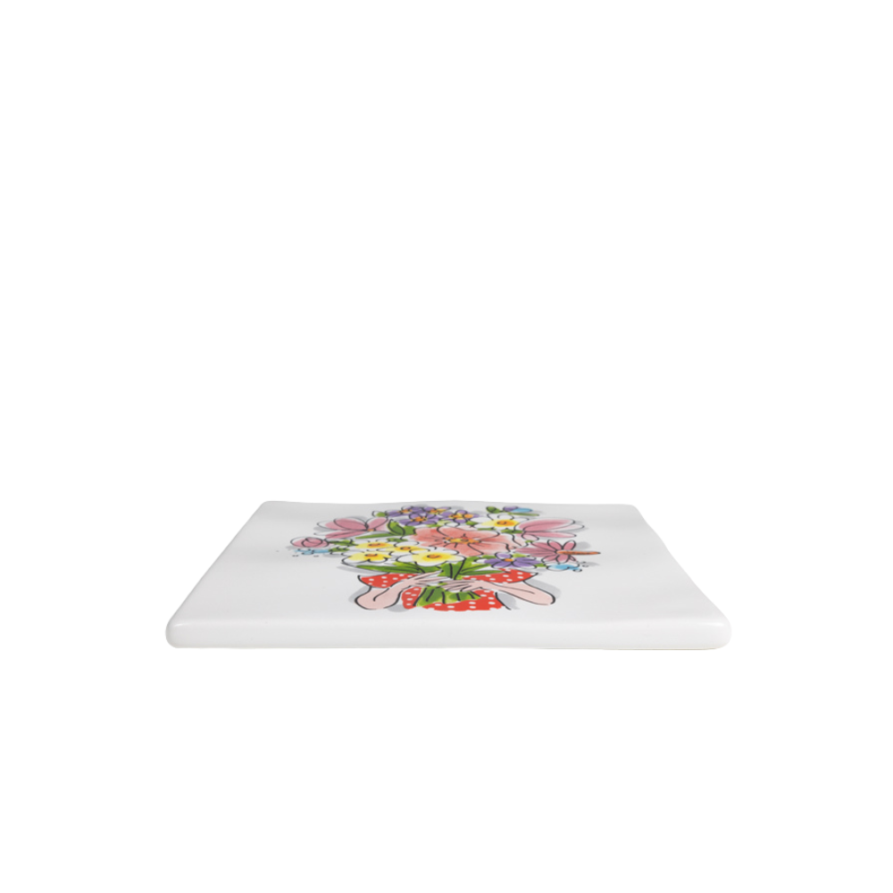 Bloemen tegeltje Blond Amsterdam