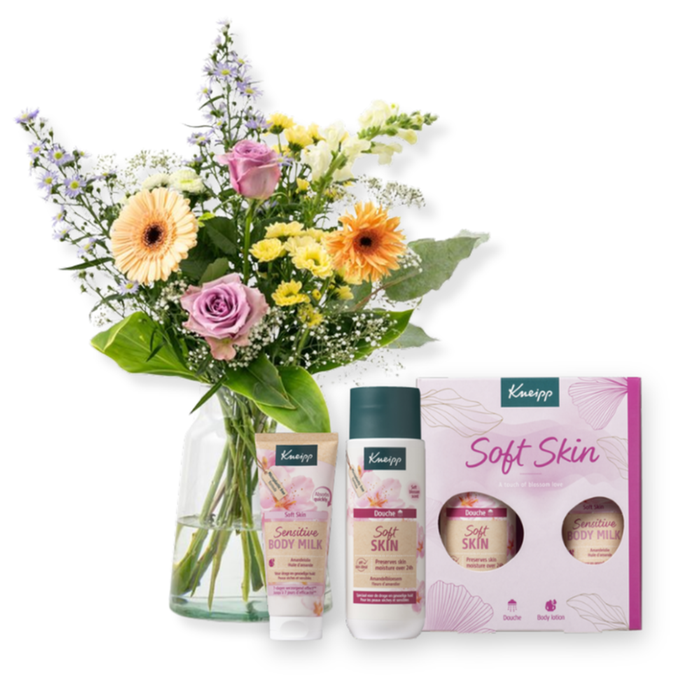Boeket Pastel | Kneipp - Soft Skin set