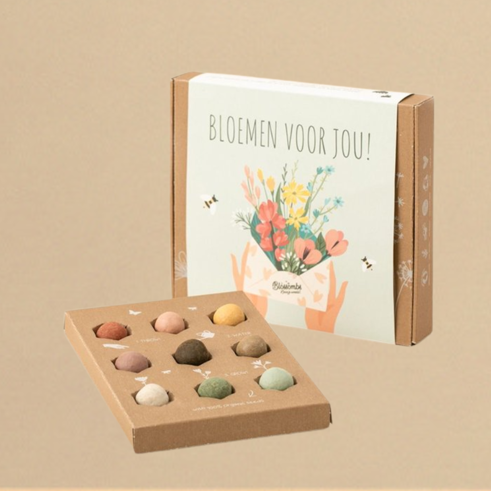 Zaden Giftbox Bloemen voor jou Brievenbusbloemen Greetz