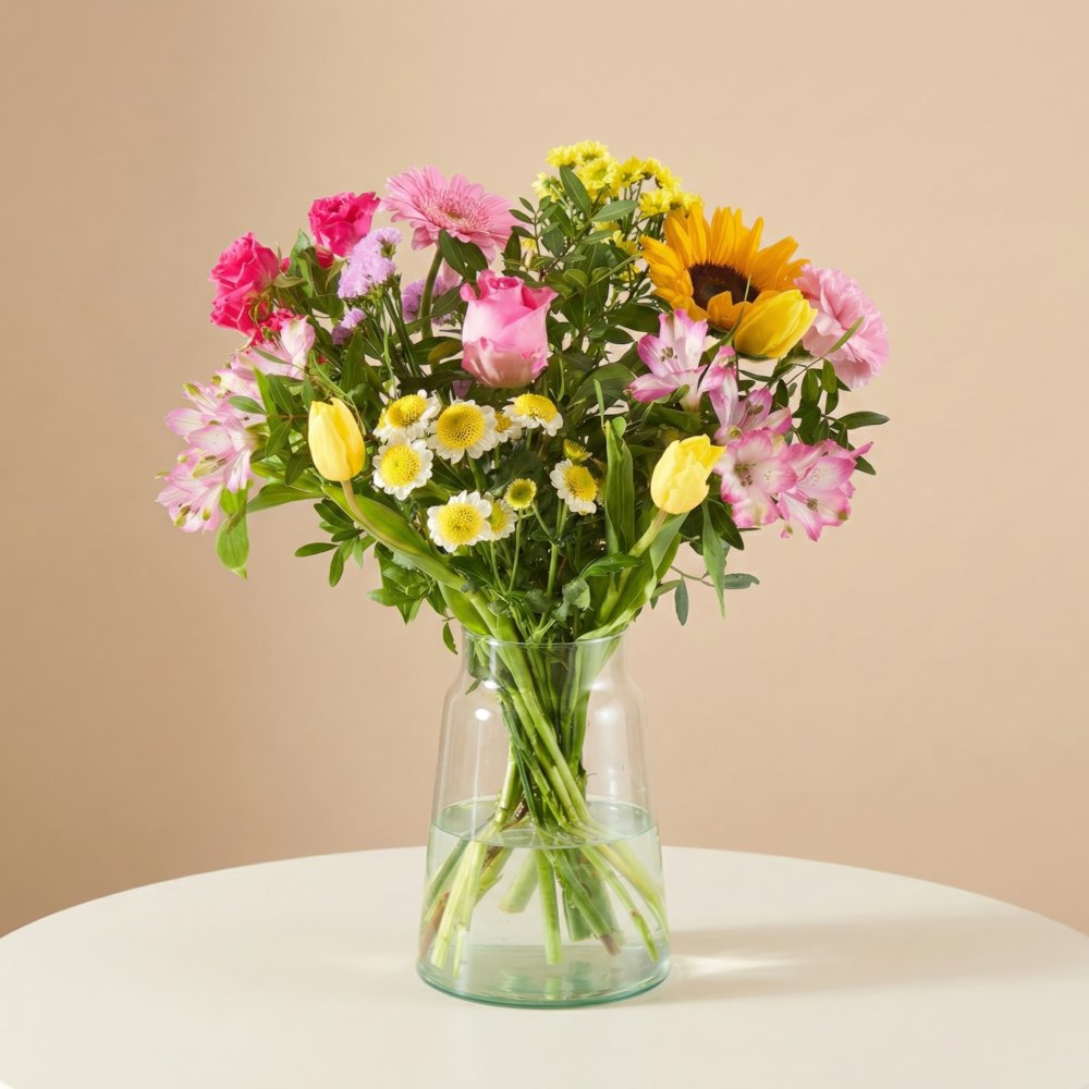 Boeket Lentegloed M-L Bloemen Greetz