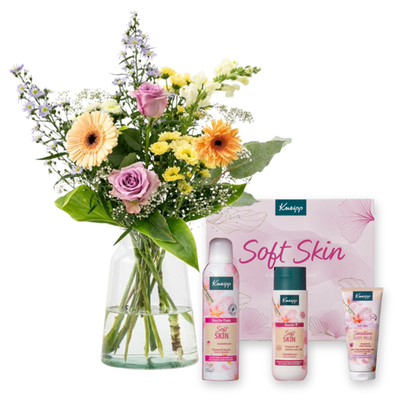 Boeket Vreugde | Kneipp cadeaupakket Soft Skin