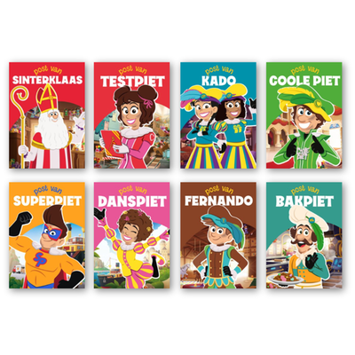 Greetz | Club van Sinterklaas | 8 kaarten met enveloppen