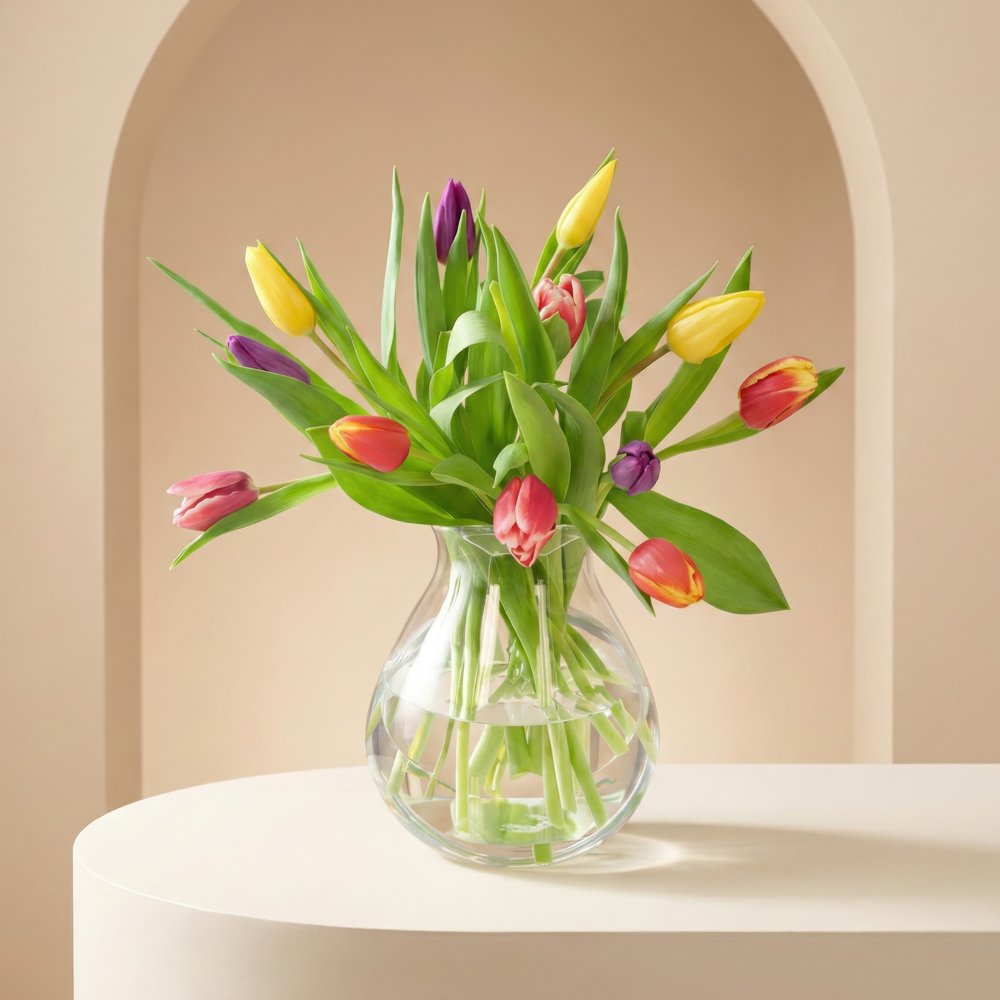 Brievenbusbloemen Boeket Tulpen Greetz