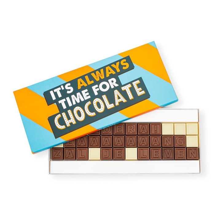 Chocolade telegram | Hoera lang zal je leven | 345g