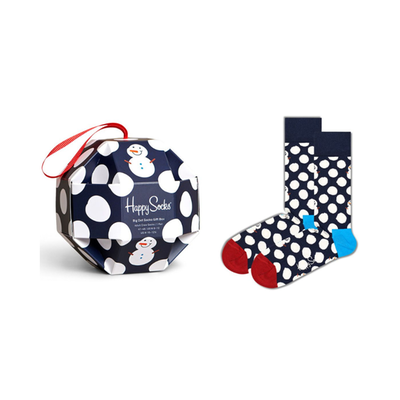Happy Socks | Giftbox Big Dot Snowman | Maat 41-46