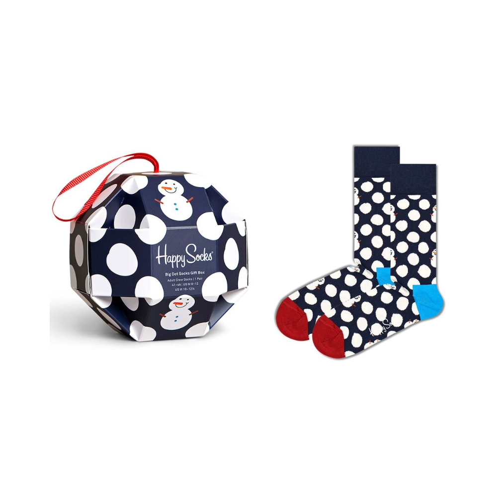 Happy Socks Giftbox Big Dot Snowman Maat 41-46 Gifts For Home