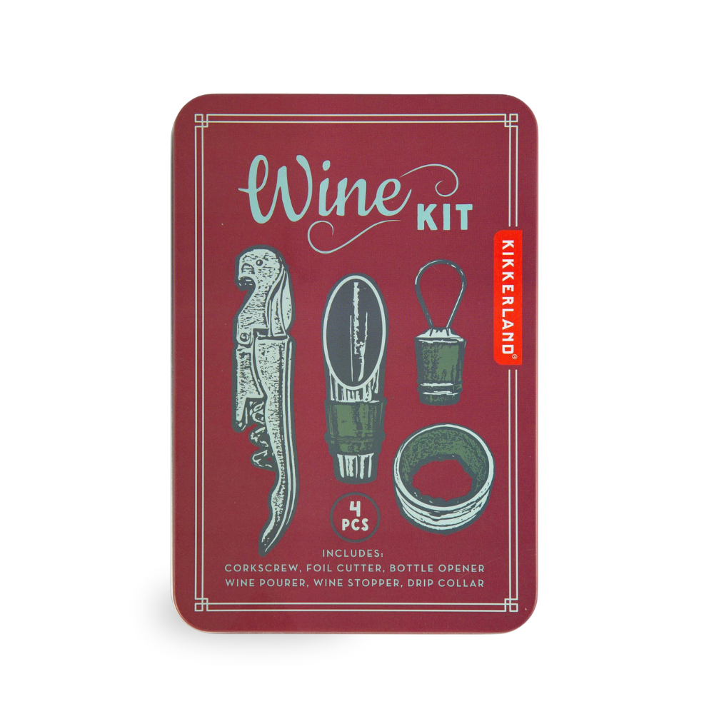 Kikkerland Retro wijn kit Gadgets Novelties