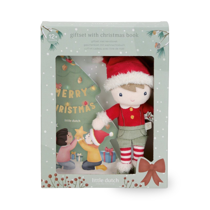 Little Dutch | Cadeauset 'Bijna' kerst boek en knuffel