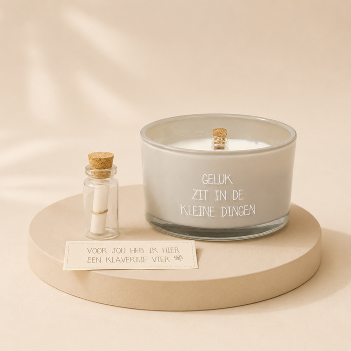 My Flame Lifestyle kaars | Geluk zit in de kleine dingen