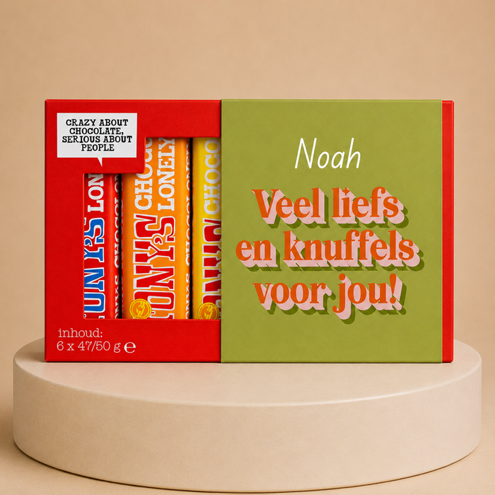 Tony’s Chocolonely | Proeverijtje | Veel liefs en knuffels met eigen naam