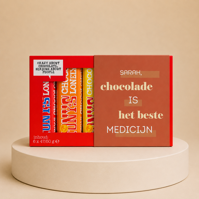 Tony’s Chocolonely | Proeverijtje | Beterschap met eigen naam
