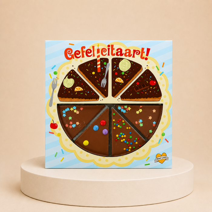 Veel Liefs | Chocoladetaartje | Gefelicitaart!