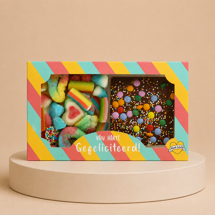 Veel liefs | Cadeaupakket | Gefeliciteerd | 340g