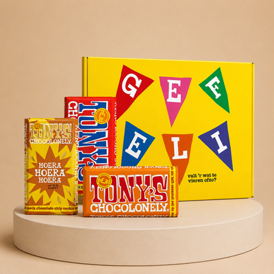 Tony's Chocolonely | Giftbox Gefeliciteerd | 3 repen