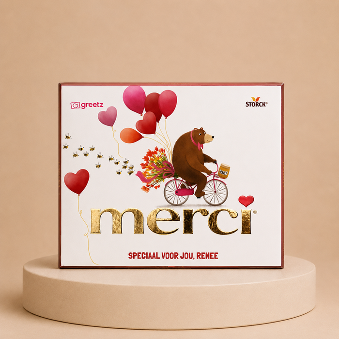 Merci | Speciaal voor jou met eigen tekst | 250g